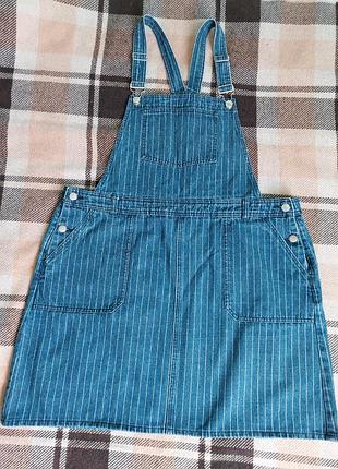 Джинсовый сарафан большого размера