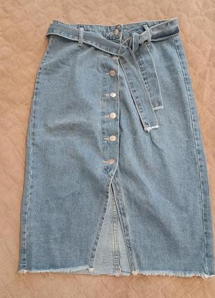 Женская джинсовая юбка