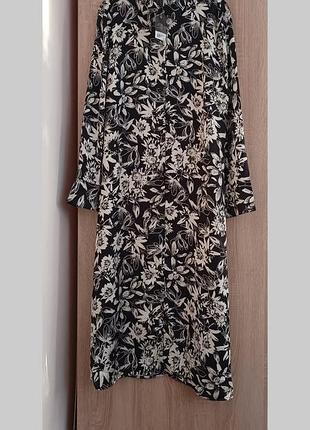 Роскошное женское сатиновое платье рубашка