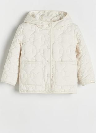 Куртка стьобана пальто курточка вишивка 92