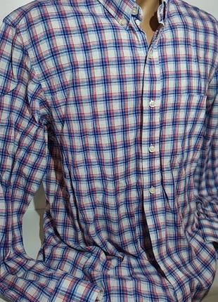 Рубашка мужская классическая хлопковая savile row размер l