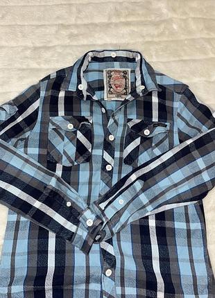 Тепла сорочка в клітинку