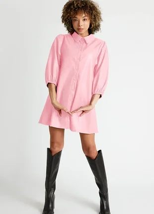 Платье трапеция из эко кожи i saw it first р.8