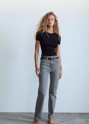 Прямые джинсы zara straight 36,40, 42 размера s, m, l, xl