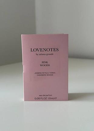 Духи парфуми love notes by ariana grande pink woods