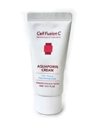 Зволожуючий крем для чутливої шкіри cell fusion с aquaporin cream, 15 мл