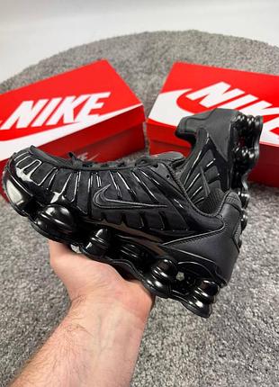 Кроссовки nike shox black