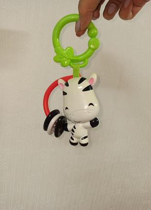Іграшка-брязкальце fisher price rainforest zebra,