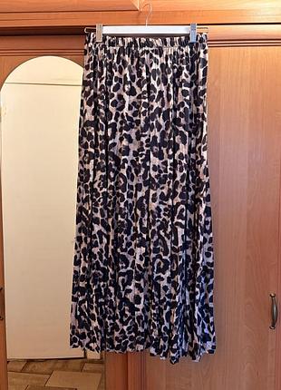 Спідниця довга леопард - розмір s/m
