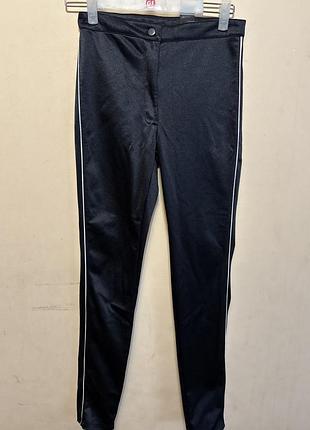 Брюки скинни  леггинсы h&m с лампасами