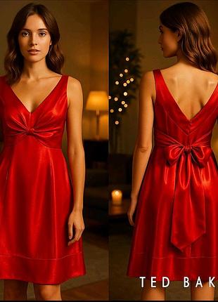 Роскошное, премиальное, дизайнерское шелковое платье ted baker london – новое с биркой