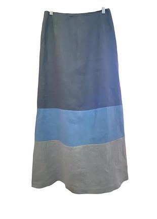 Женская юбка макси трапеция из 💯 льна pregenzer p s