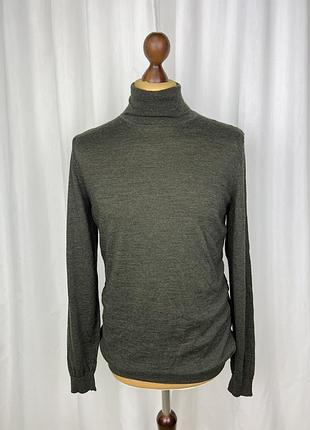 Hugo boss wool jumper гольф водолазка хуго босс вовна хакі шерсть