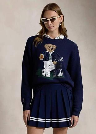 Свитер женский с мишкой polo ralph lauren