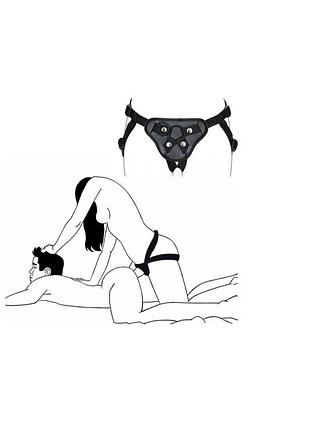 Трусики для страпону універсальні для будь-якого фалоімітатора з присоскою.