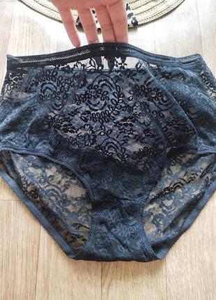Соблазнительные абсолютно прозрачные кружевные трусики george