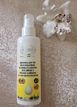 Лосьон с бромелайном и ресвератролом регенерация защита кожи anti-age эрсаг