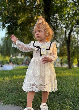 Красивое и нежное платье для девочки р.90-140
