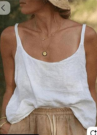 Топ льняной