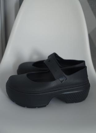 Крокси нові stomp mary jane чорні, розмір 10(41)
