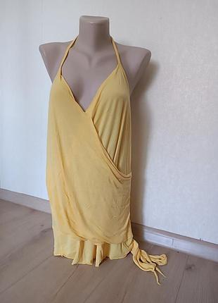Красивая удлиненная майка с открытой спиной tom tailor/ туника