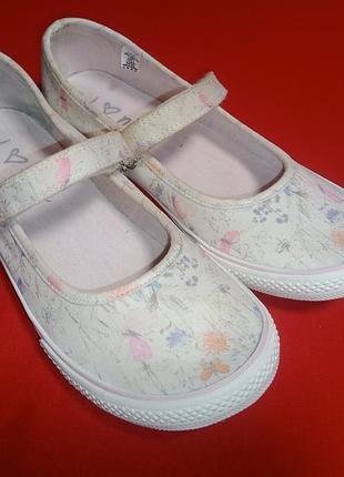 Женские кеды, мокасины с бабочками next, размер 37, стелька 23.5 см, производитель вьетнам