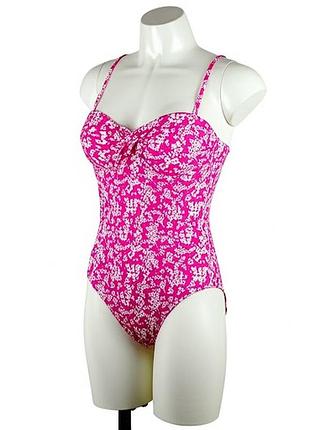 Купальник суцільний рожевий