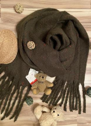 Теплий,об'ємний шарф, шарф-плед 42/180 (німеччина🇩🇪)1 фото