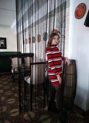 Платье рубчик
