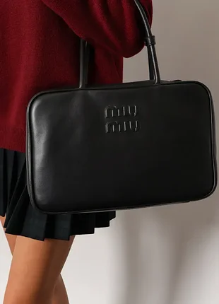 Брендова жіноча хобо-сумка mm arcadie softy leather bag🖤| натуральна шкіра | premium якість