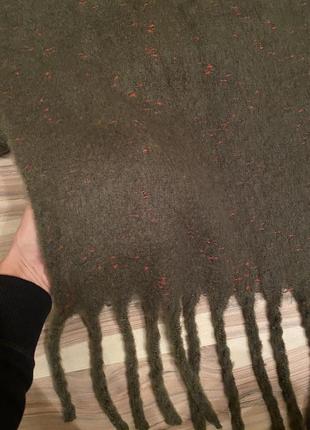 Теплий,об'ємний шарф, шарф-плед 42/180 (німеччина🇩🇪)4 фото