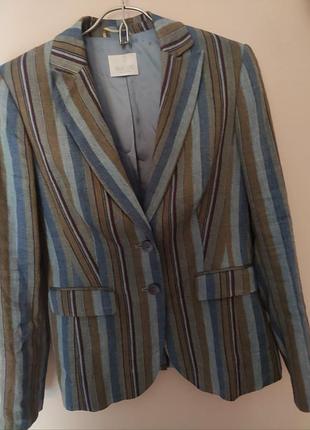 Madelain премиум бренд блейзер в полоску