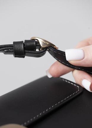 Шкіряна сумка з верхньою ручкою в канві eliza co 7