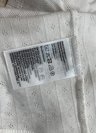 Лонгслів білий h&m підлітковий, але підійде для s/xs 4