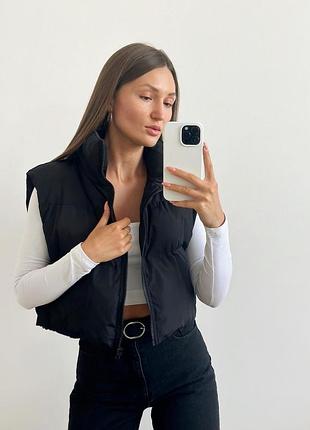 Жилетка жіноча укорочена