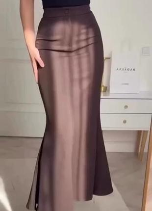 Юбка миди элегантная костюмка