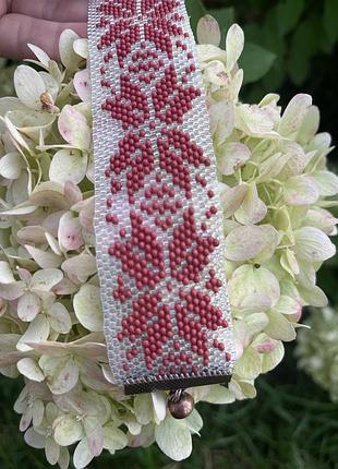 Браслет з бісеру орнамент 2