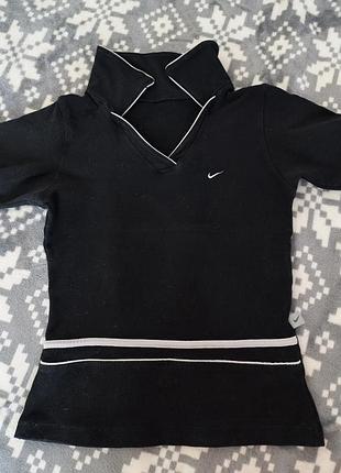 Футболка поло на девушку подростка черного цвета р.s