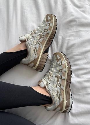 Кросівки nike p-6000 brown white