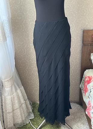 Чорна спідниця marks & spencer, розмір l