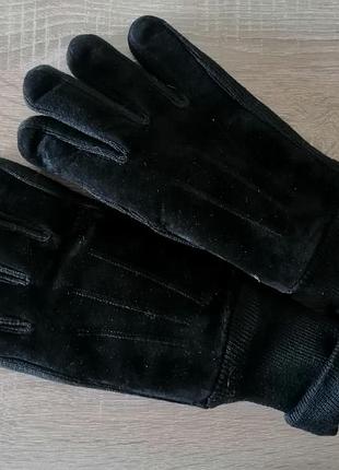Перчатки sinsay m-l замша флис