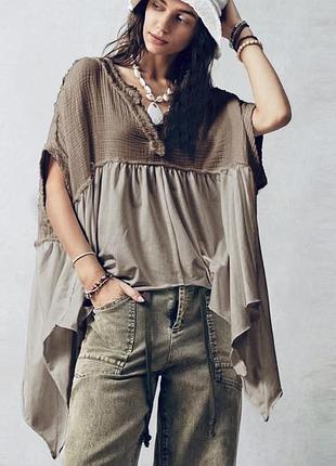 Блуза із сумішшю шовку