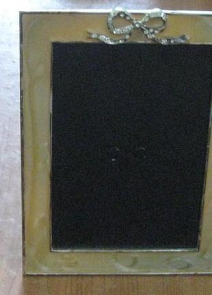 Настільна металева фоторамка