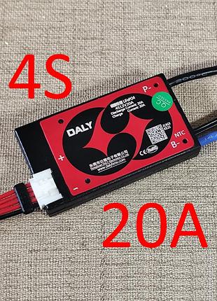 Bms daly lifepo4 12v 4s 20a, плата защиты бмс lfp