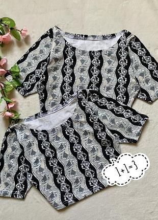 ❤️гарний бавовняний топ футболка вкорочена