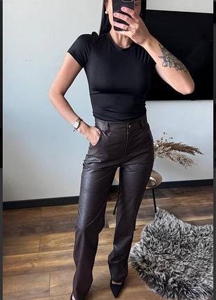 Круті брюки еко шкіра