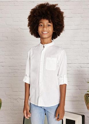 Нова з бірками сорочка для хлопчика mayoral (6122, рукав робиться 3/4) на 172 зріст