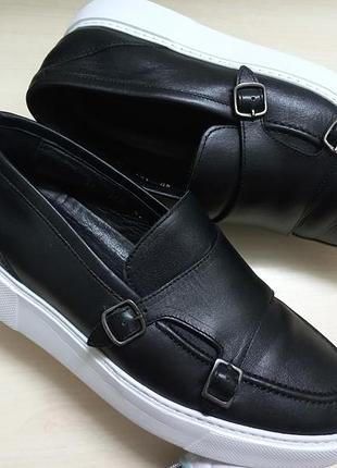 Туфли мокасины кожа весна-осень жен 42р.clarks индии