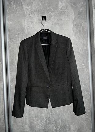 Стильний жіночий піджак в клітинку від m&s розмір s-m