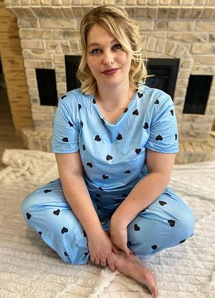 Женская пижама. 
тканина: бамбук
ог: 100-160
ос: 110-170